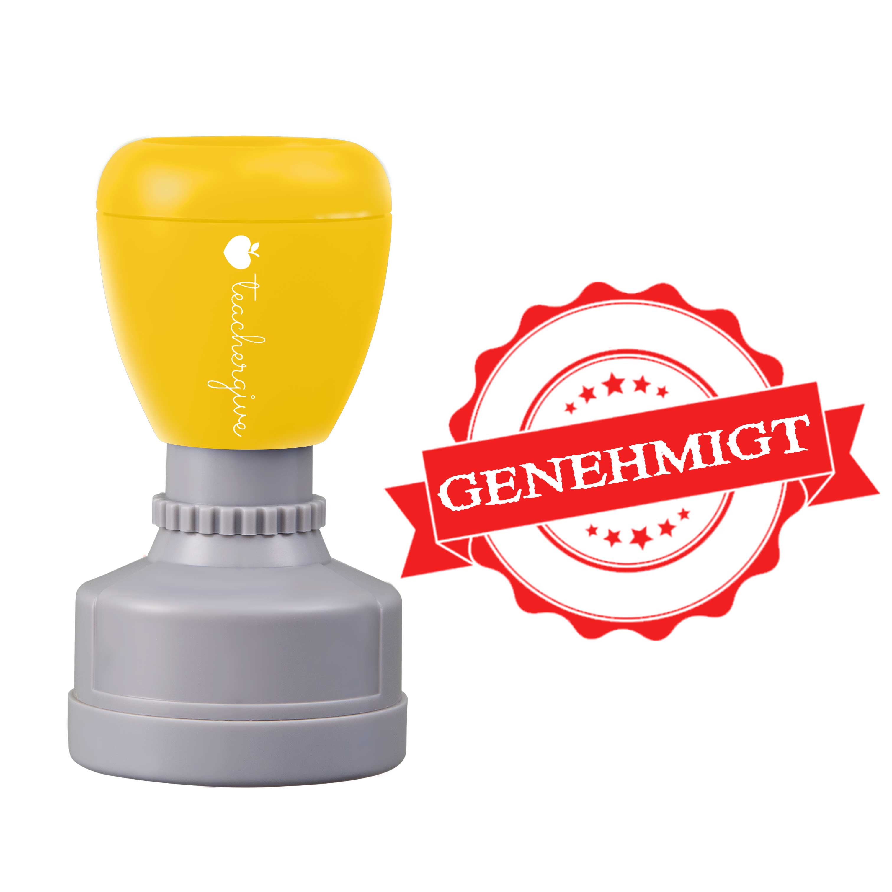 Genehmigt Lehrer Stempel