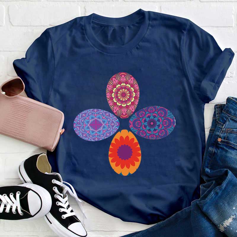 Vier Ostereier Lehrer T-Shirt