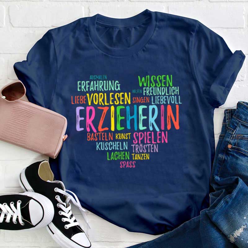 Liebe Erzieherin Lehrer T-Shirt