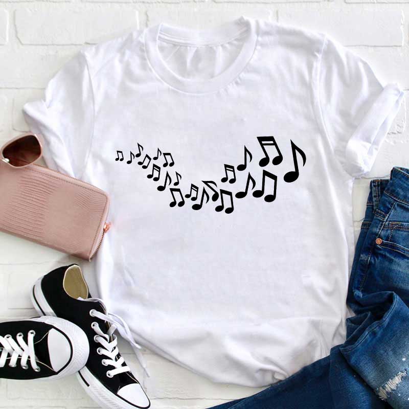Musiknoten Schlagen Lehrer T-Shirt