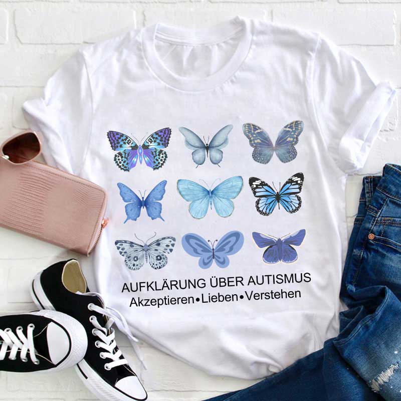 Aufklärung über Autismus Lehrer T-Shirt