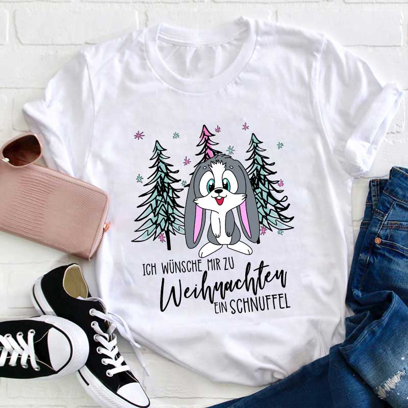 Ein Schnuffel Zu Weihnachten Lehrer T-Shirt