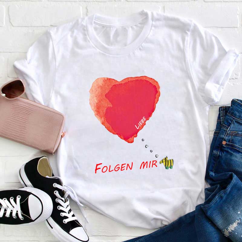 Folgen Mir Lehrer T-Shirt