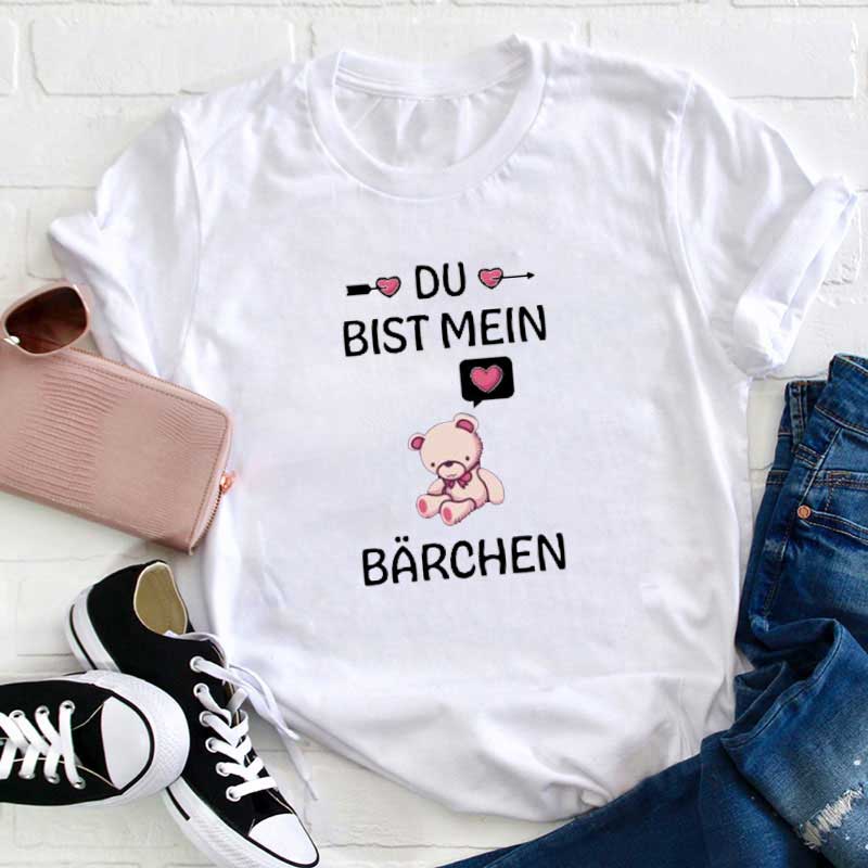 Du Bist Mein Bärchen Lehrer T-Shirt