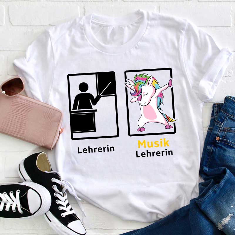 Musik Lehrerin Lehrer T-Shirt