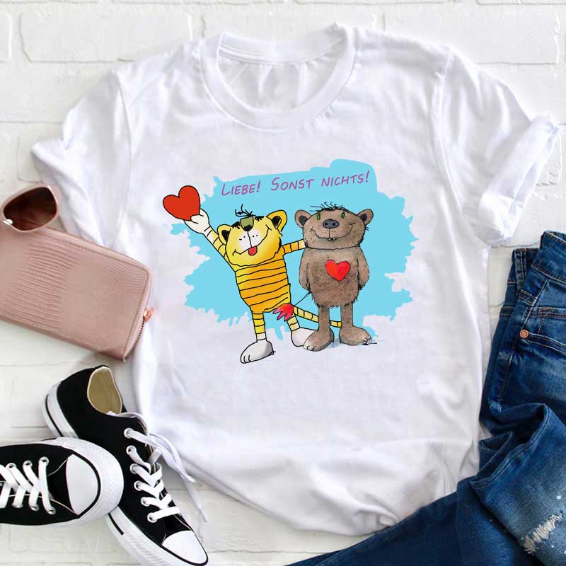 Liebe Sonst Nichts Lehrer T-Shirt