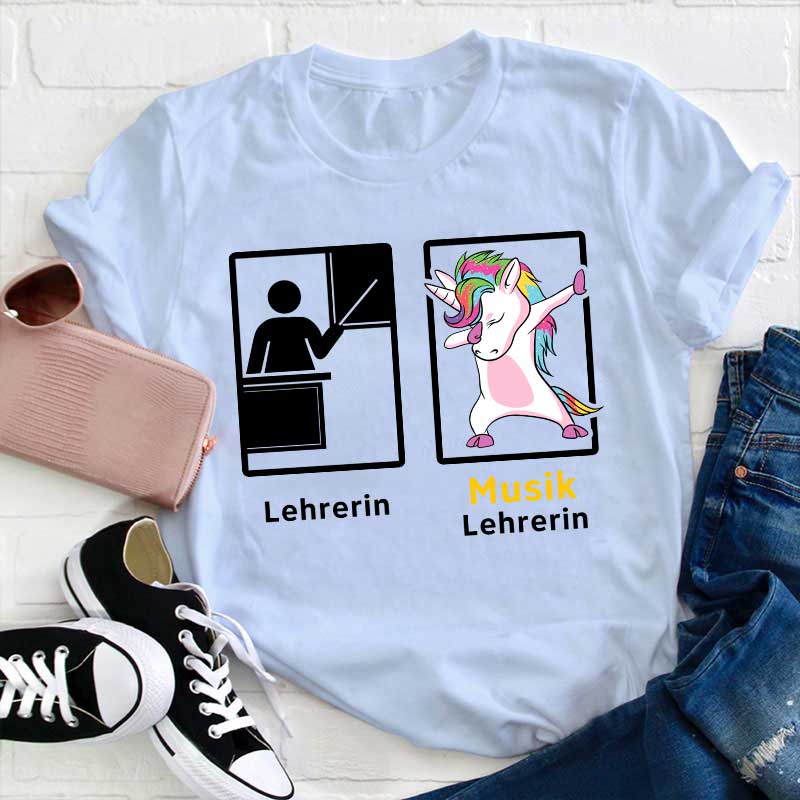 Musik Lehrerin Lehrer T-Shirt