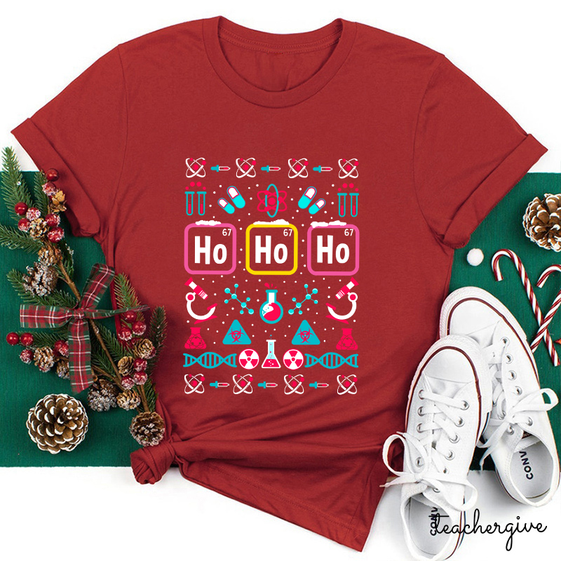 Ho Ho Ho Amazing Chemistry Teacher T-Shirt