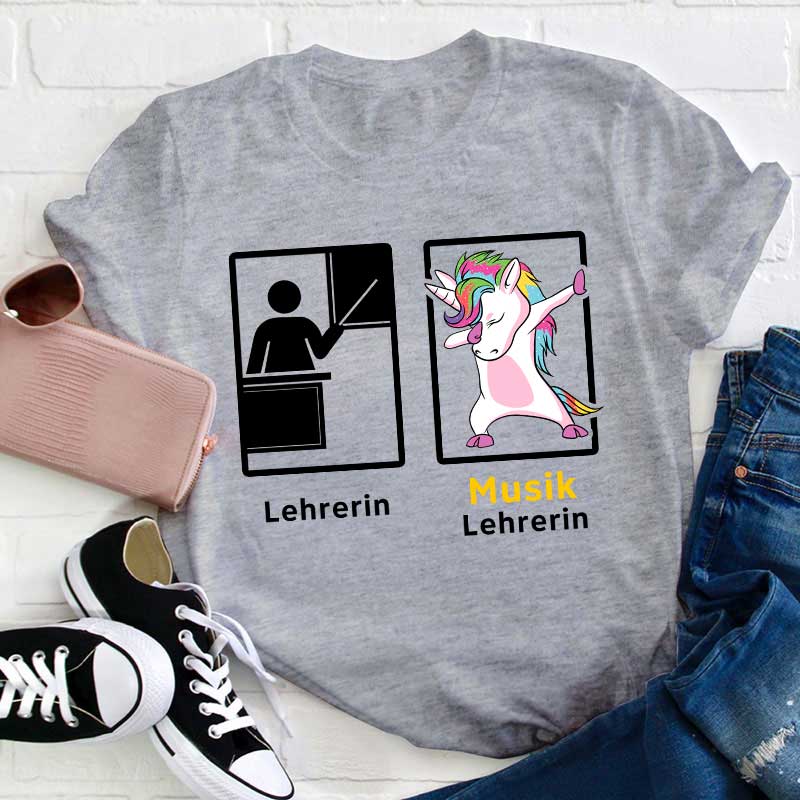 Musik Lehrerin Lehrer T-Shirt