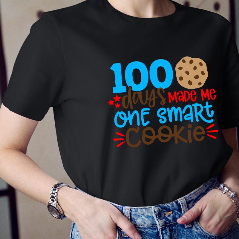 100 Days Made Me One Smart Cookie Teacher T-Shirt