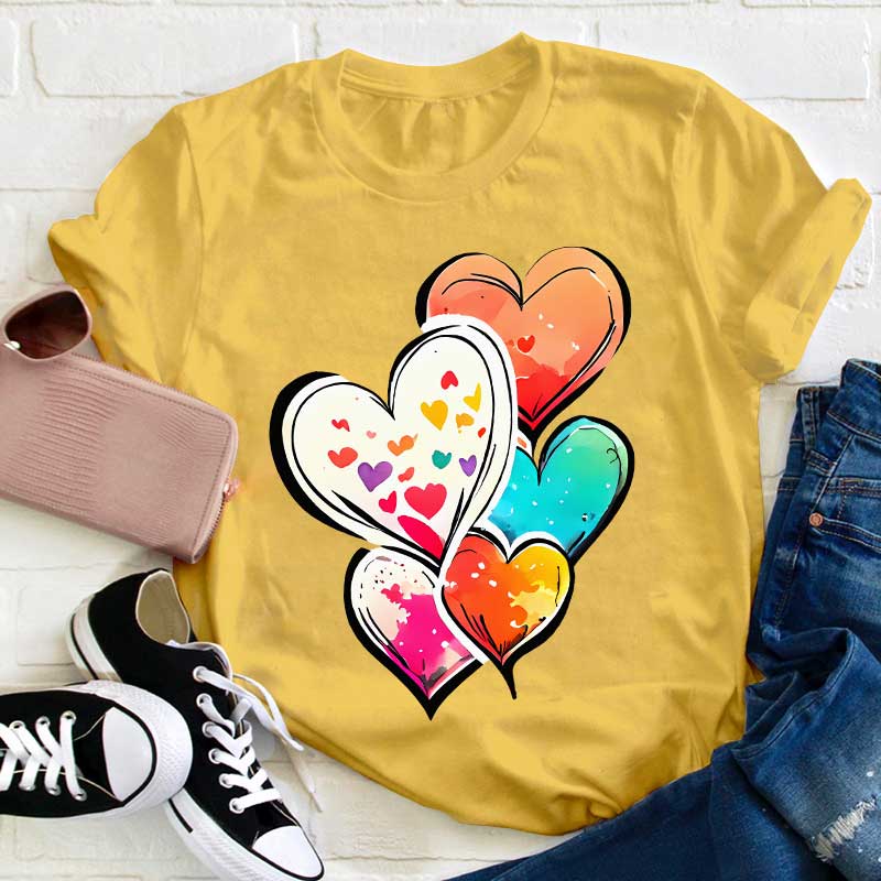 Liebe Ballons Lehrer T-Shirt