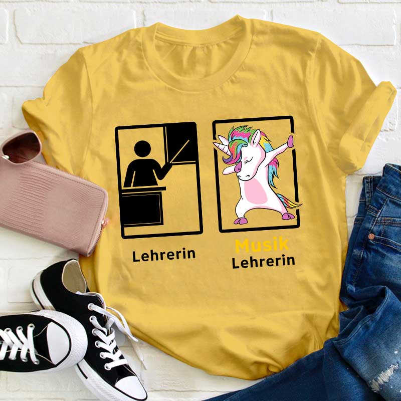 Musik Lehrerin Lehrer T-Shirt