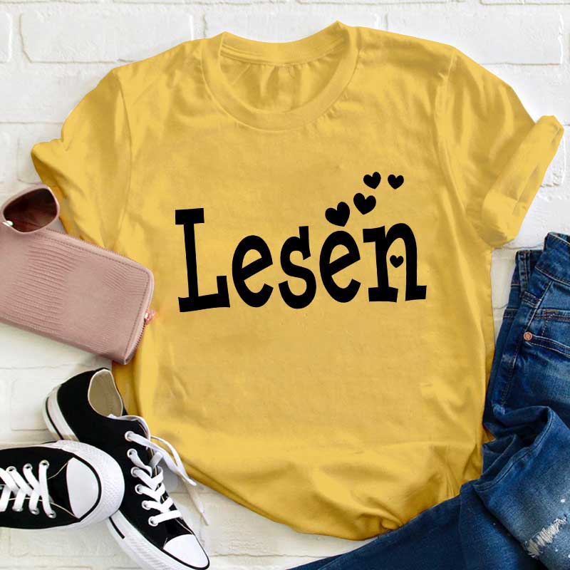Lesen Lehrer T-Shirt
