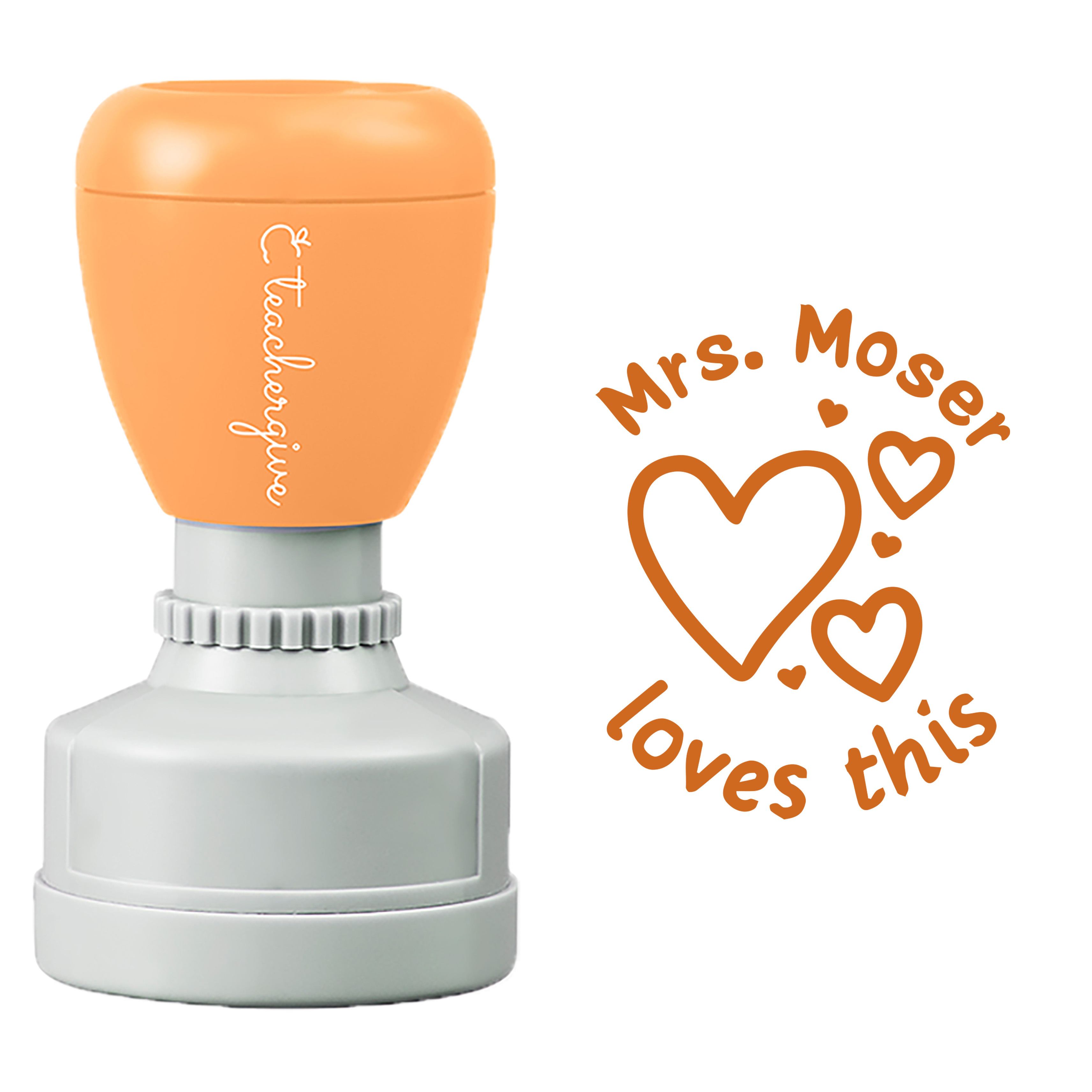Personalized Heart Stamp