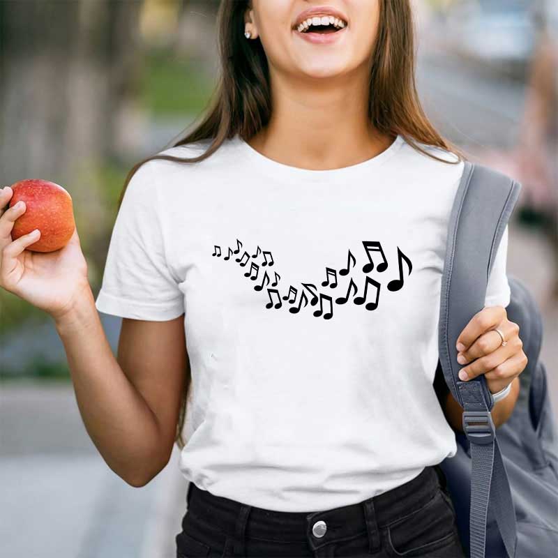 Musiknoten Schlagen Lehrer T-Shirt