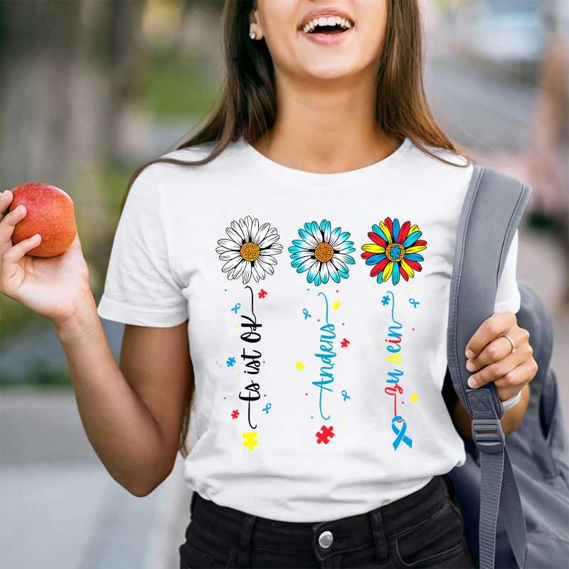 Es ist in Ordnung anders zu sein Lehrer T-Shirt