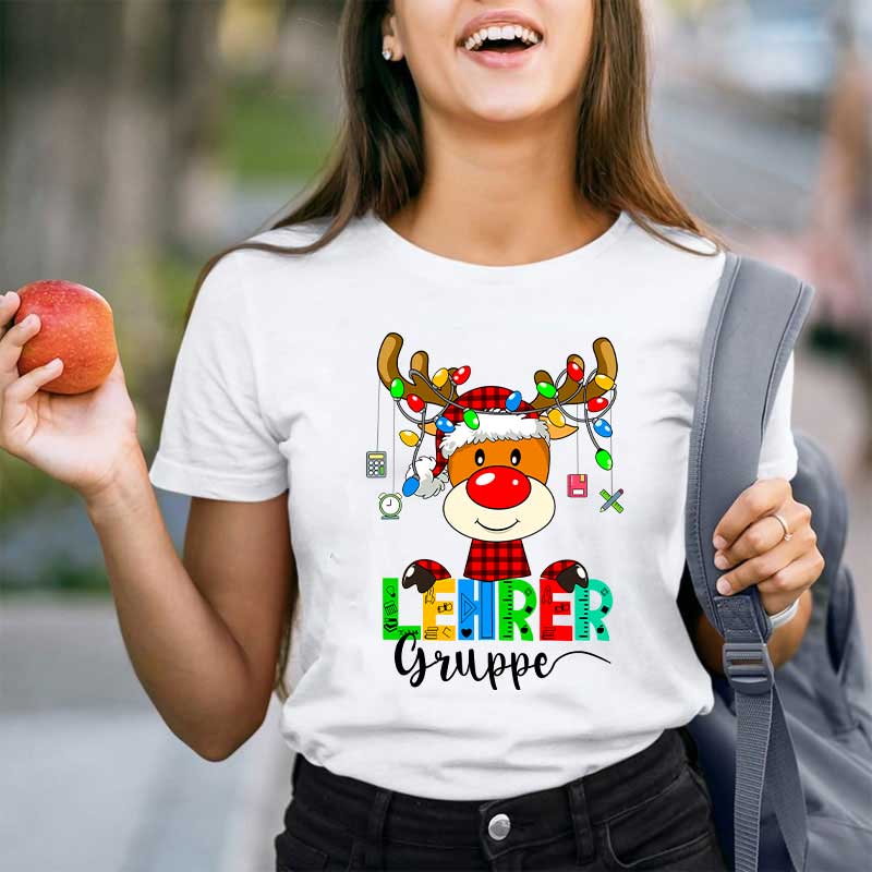 Frohe Weihnachten Alles Gute Zu Weihnachten Lehrer T-Shirt