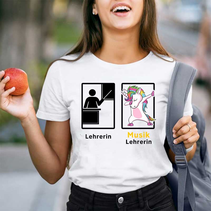 Musik Lehrerin Lehrer T-Shirt
