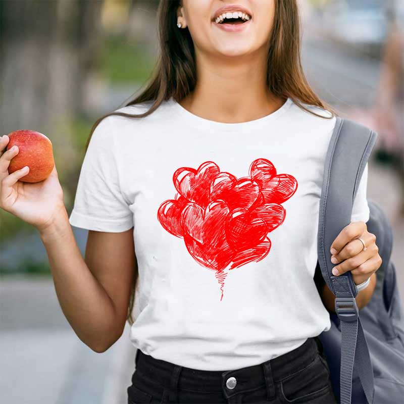 Sehr Viele Liebe Herzen Lehrer T-Shirt