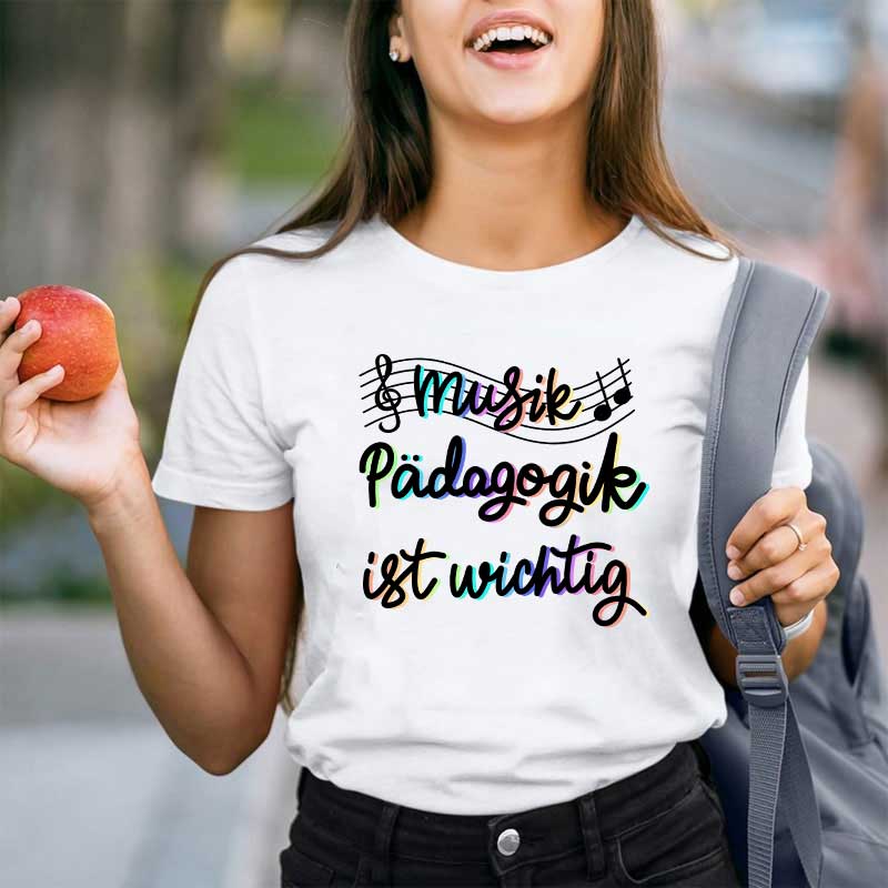 Musikpädagogik Ist Wichtig Lehrer T-Shirt