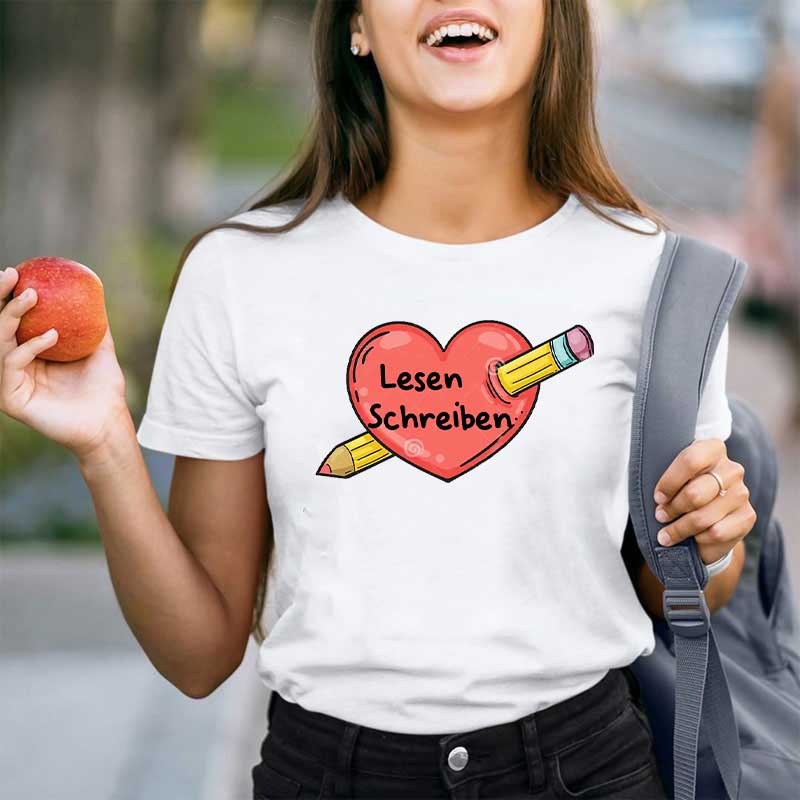 Lesen Und Schreiben Lehrer T-Shirt