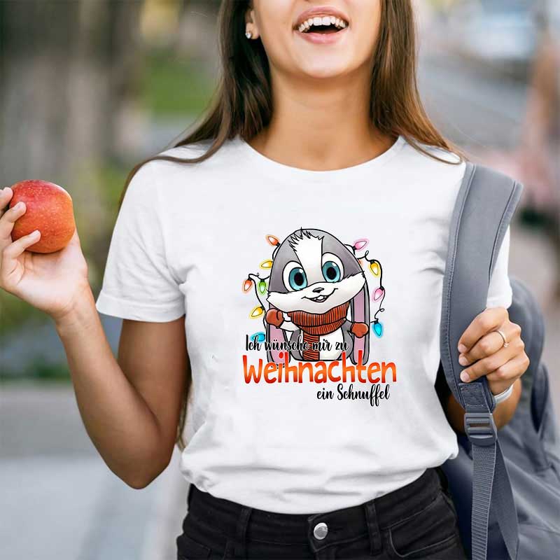 Ich Wünsche Mir Zu Weihnachten Ein Schnuffel Lehrer T-Shirt