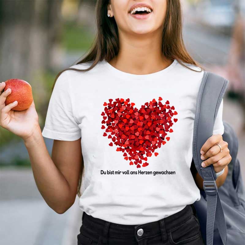 Lass Die Liebe Dein Herz Erfüllen Lehrer T-Shirt
