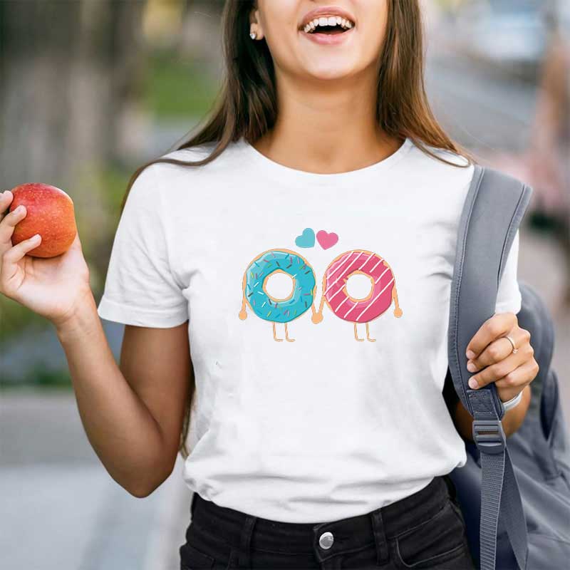 Liebe Donuts Lehrer T-Shirt
