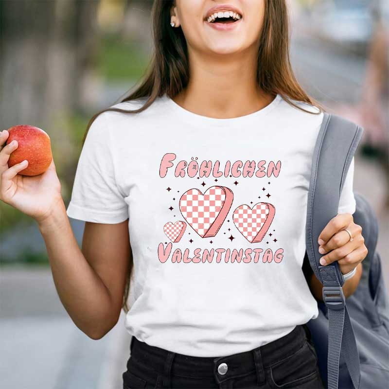 Fröhlichen Valentinstag Lehrer T-Shirt