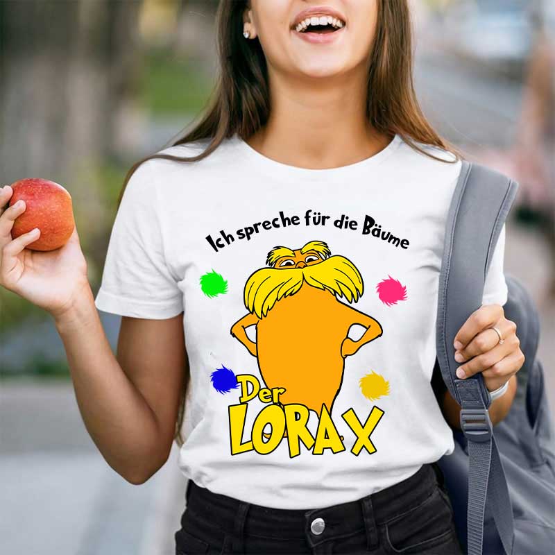 Ich spreche für die Bäume Lorax Lehrer T-Shirt