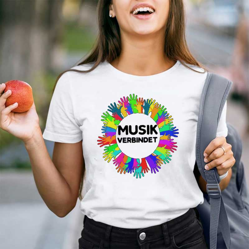 Musik Verbinden Lehrer T-shirt