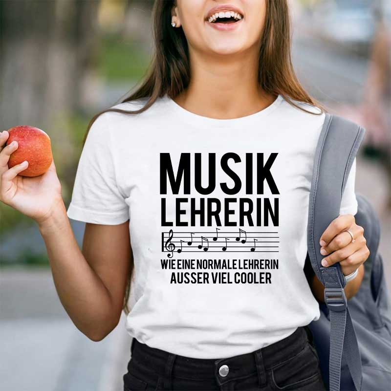 Musik Lehrerin Viel Cooler Lehrer T-Shirt