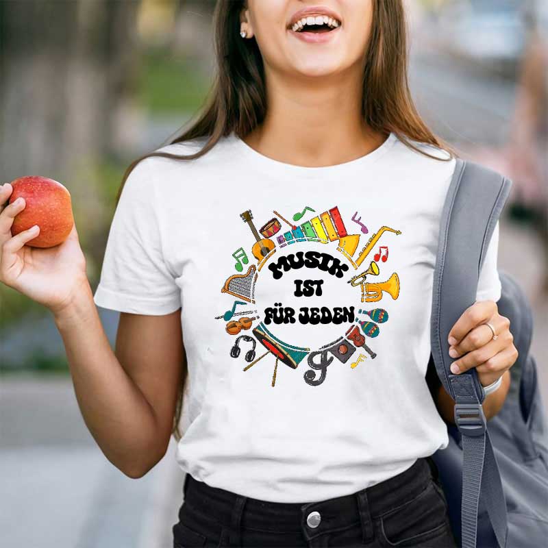 Musik Ist Für Jeden Lehrer T-Shirt