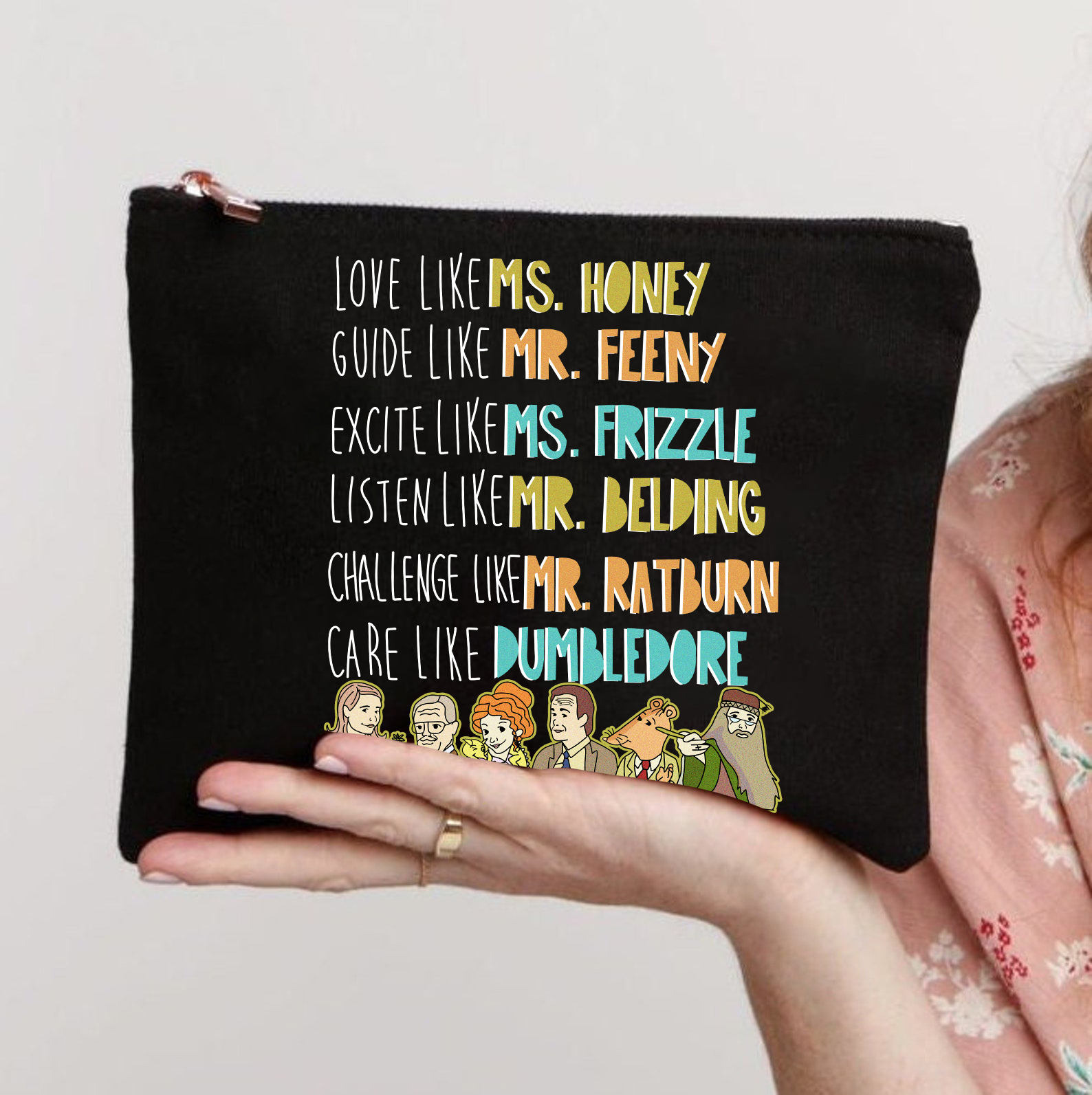 Like Teacher Makeup Bag