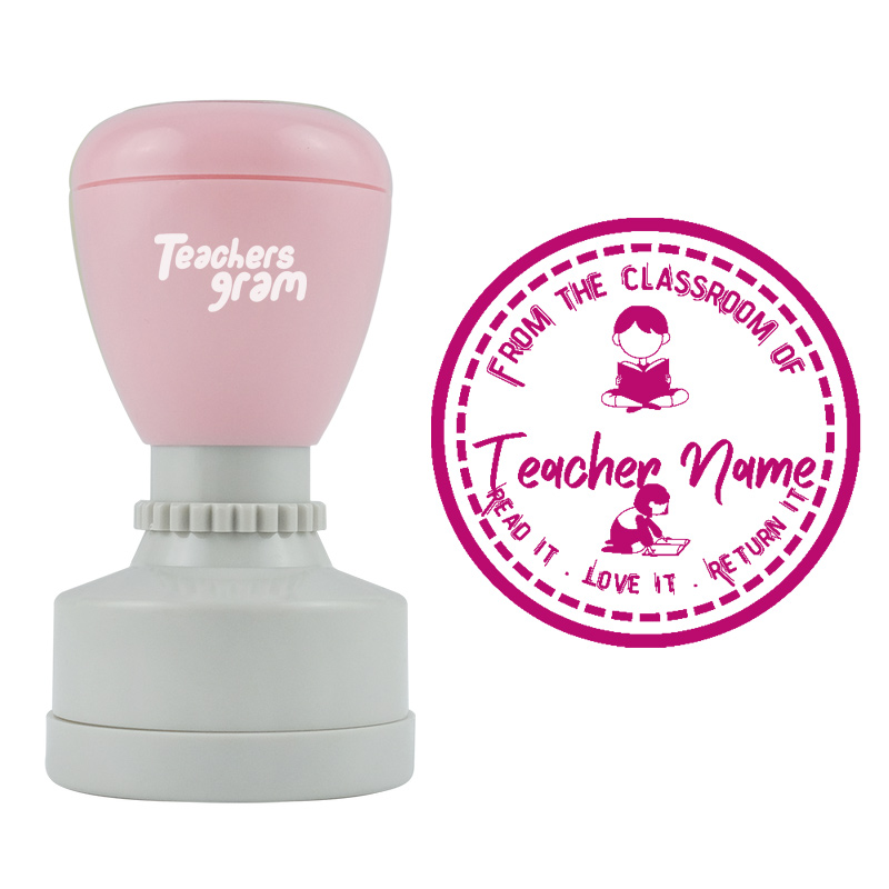 Personalisiert Aus der Lesung im Klassenzimmer Stempel