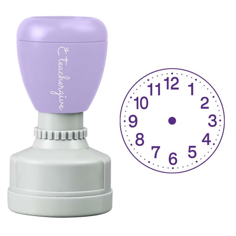 Cute Clock Teacher Stamp