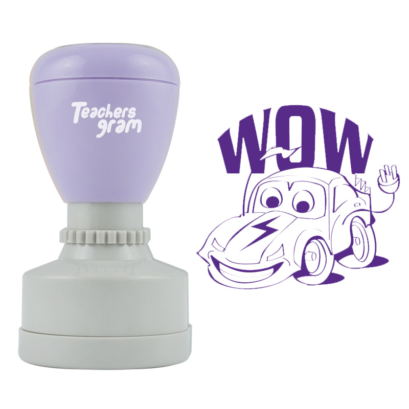 Wow Auto Lehrer Stempel