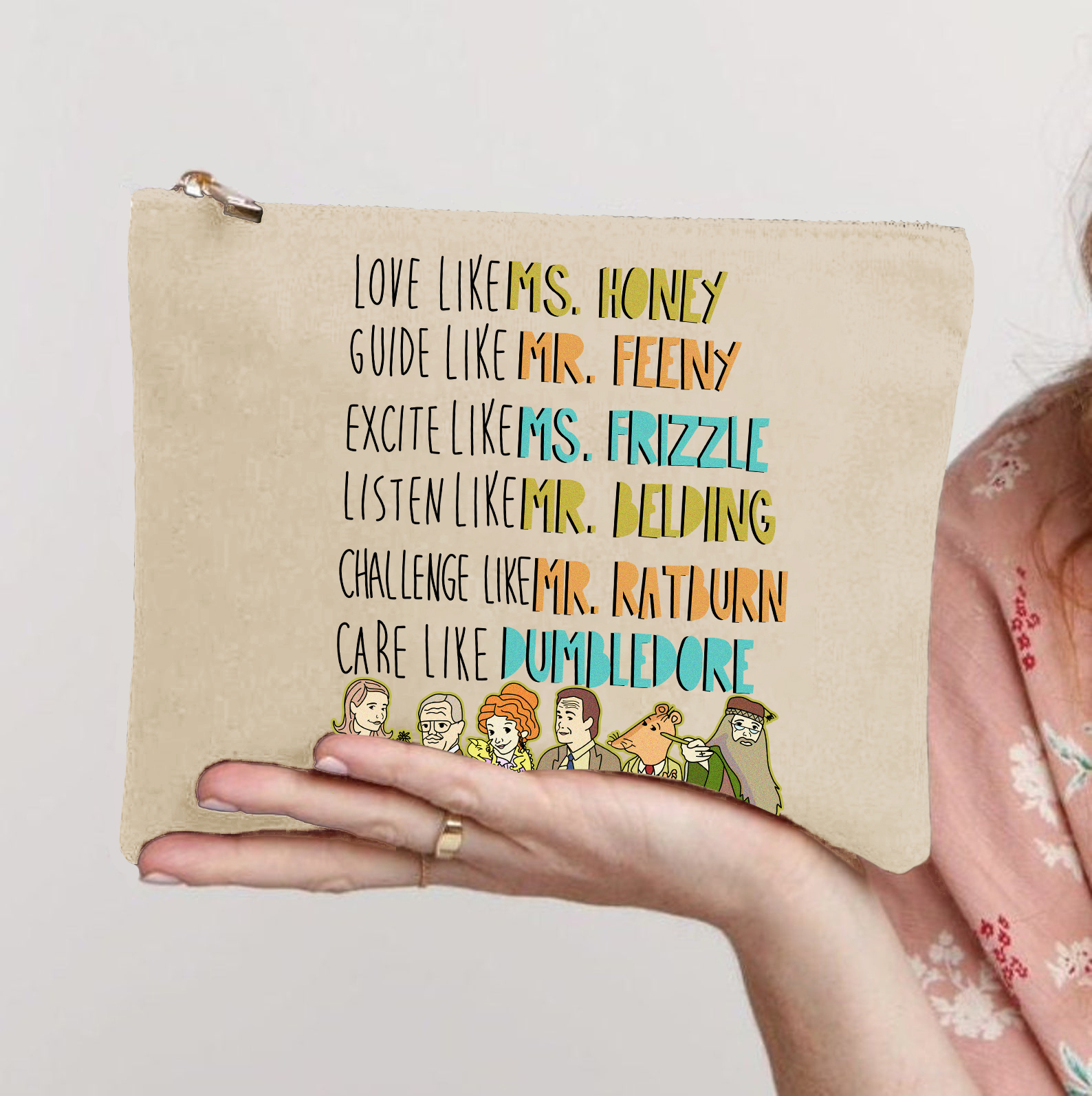 Like Teacher Makeup Bag