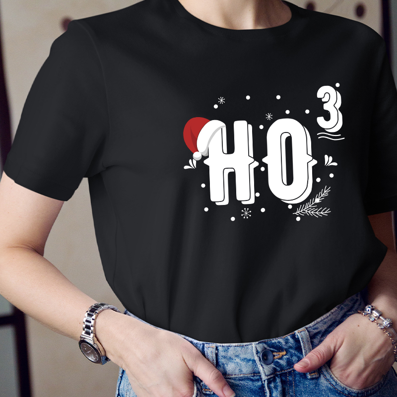 HO HO HO Merry Christmas Teacher T-Shirt