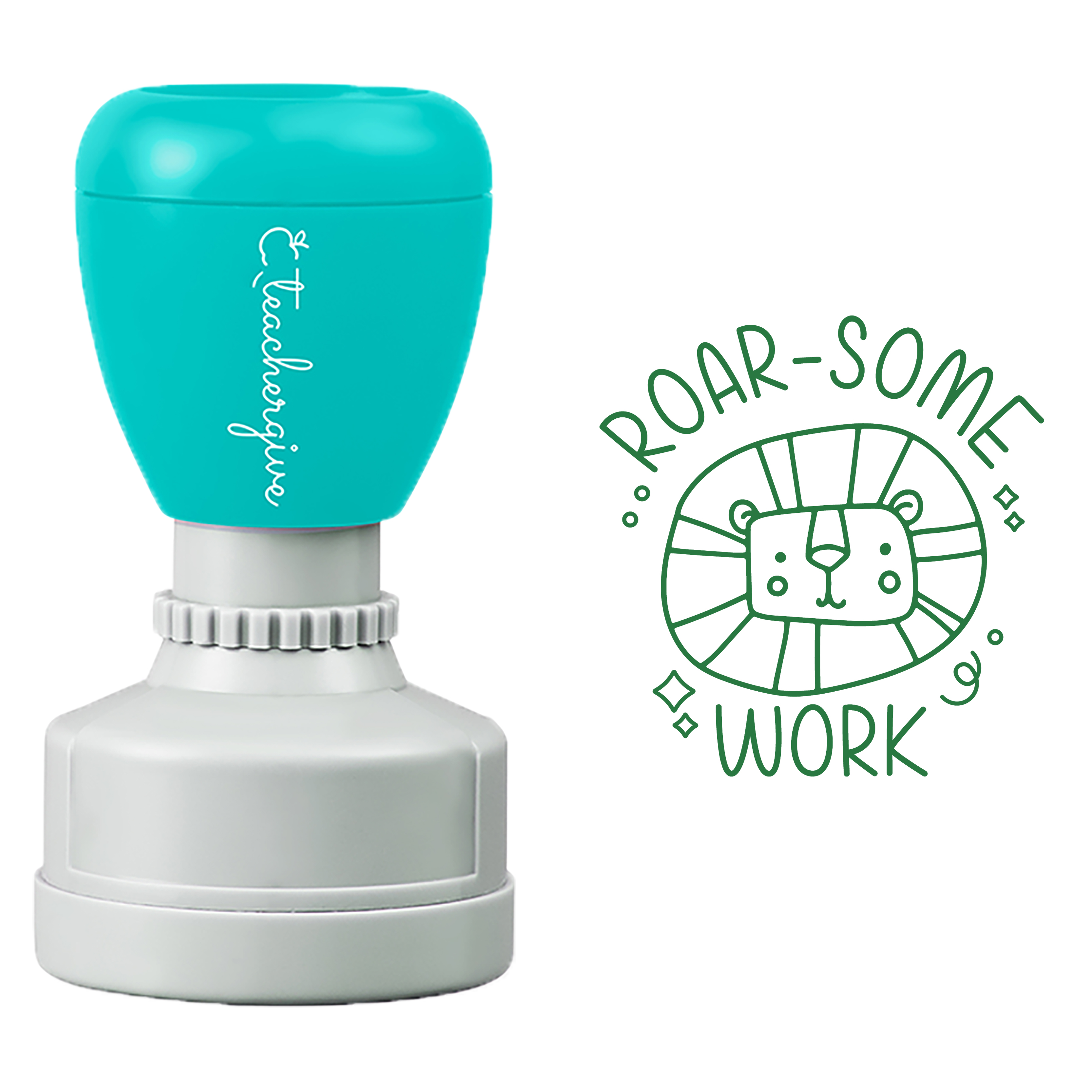 ROAR-SOME WORK  Stamp