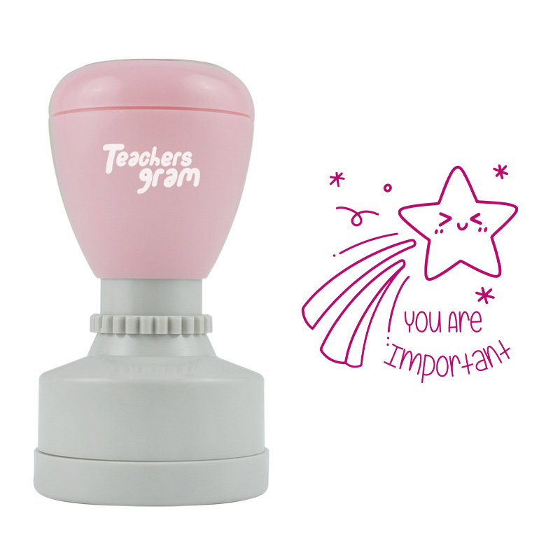 Du bist wichtig Lehrer Stempel