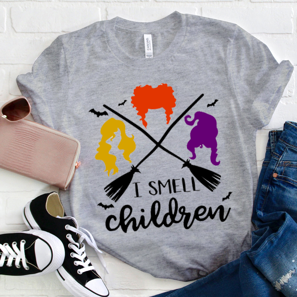 I Smell Children Halloween Witch T-Shirt