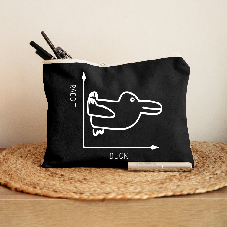 Enten Kaninchen Diagramm Lehrer Schminktasche