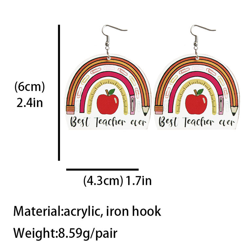 Caterpillar Learning Earrings