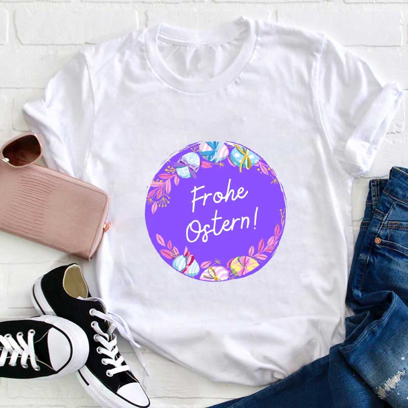 Frohe Ostern Lehrer T-Shirt