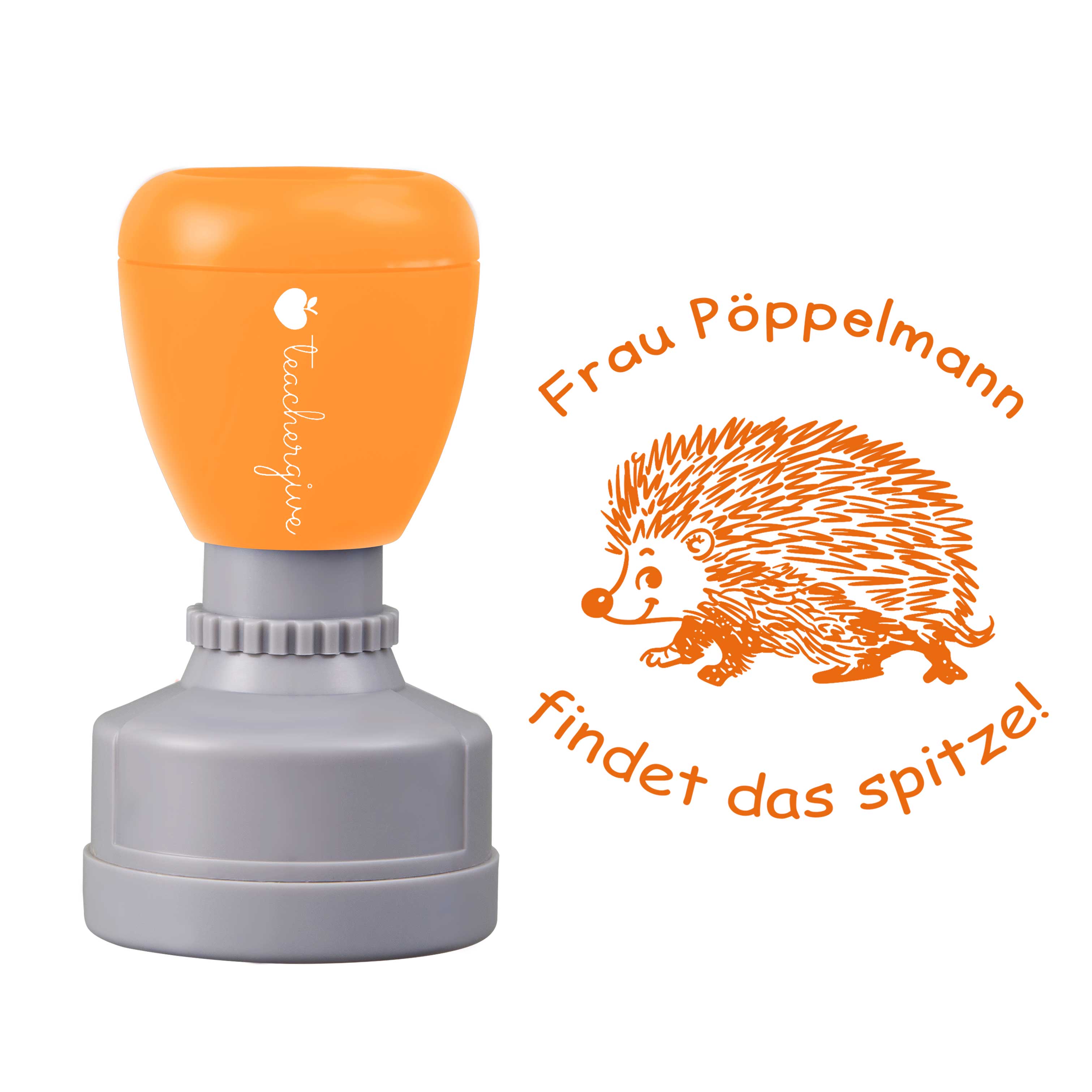Personalisiert findet das spitze Lehrer Stempel