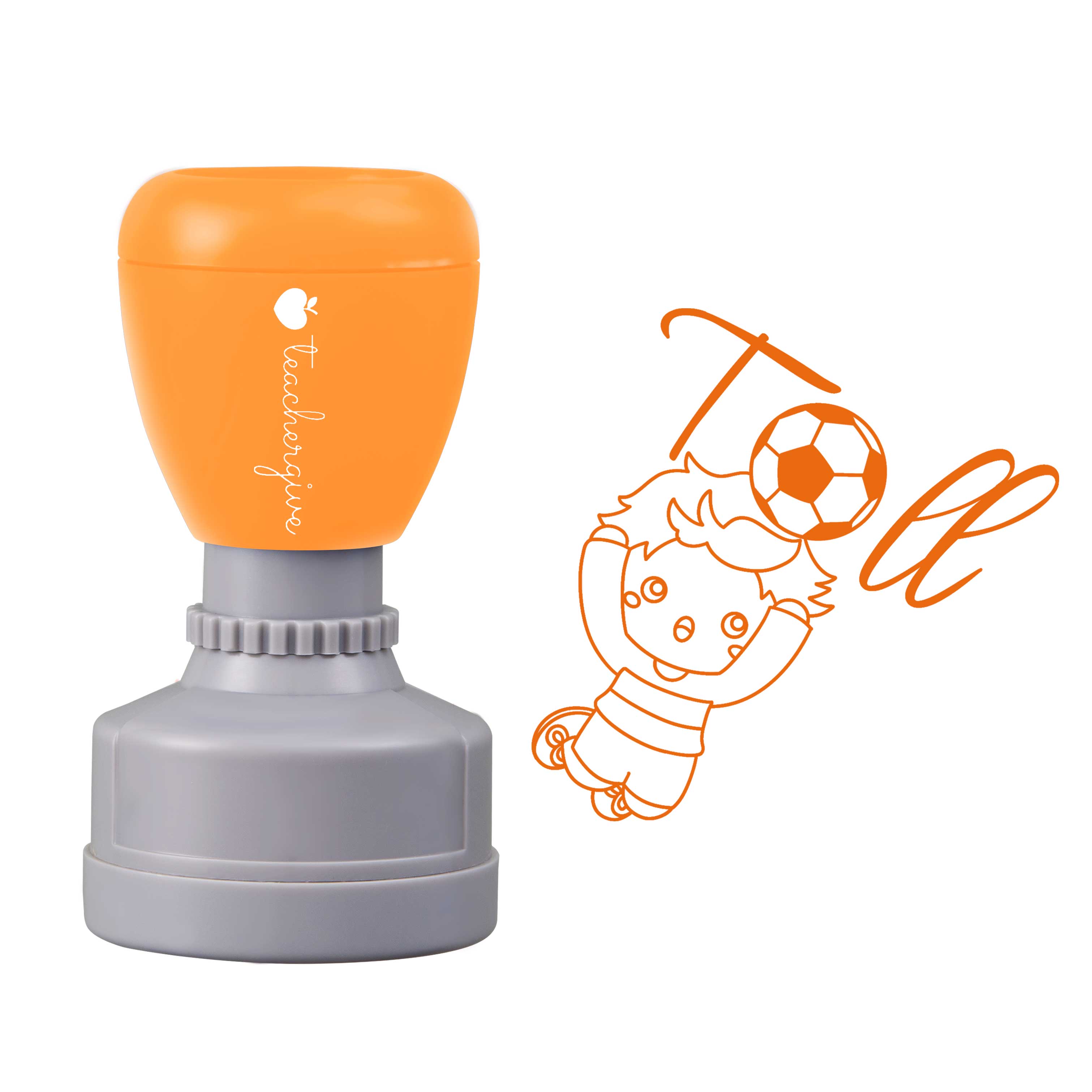 Toll Fußball Lehrer Stempel