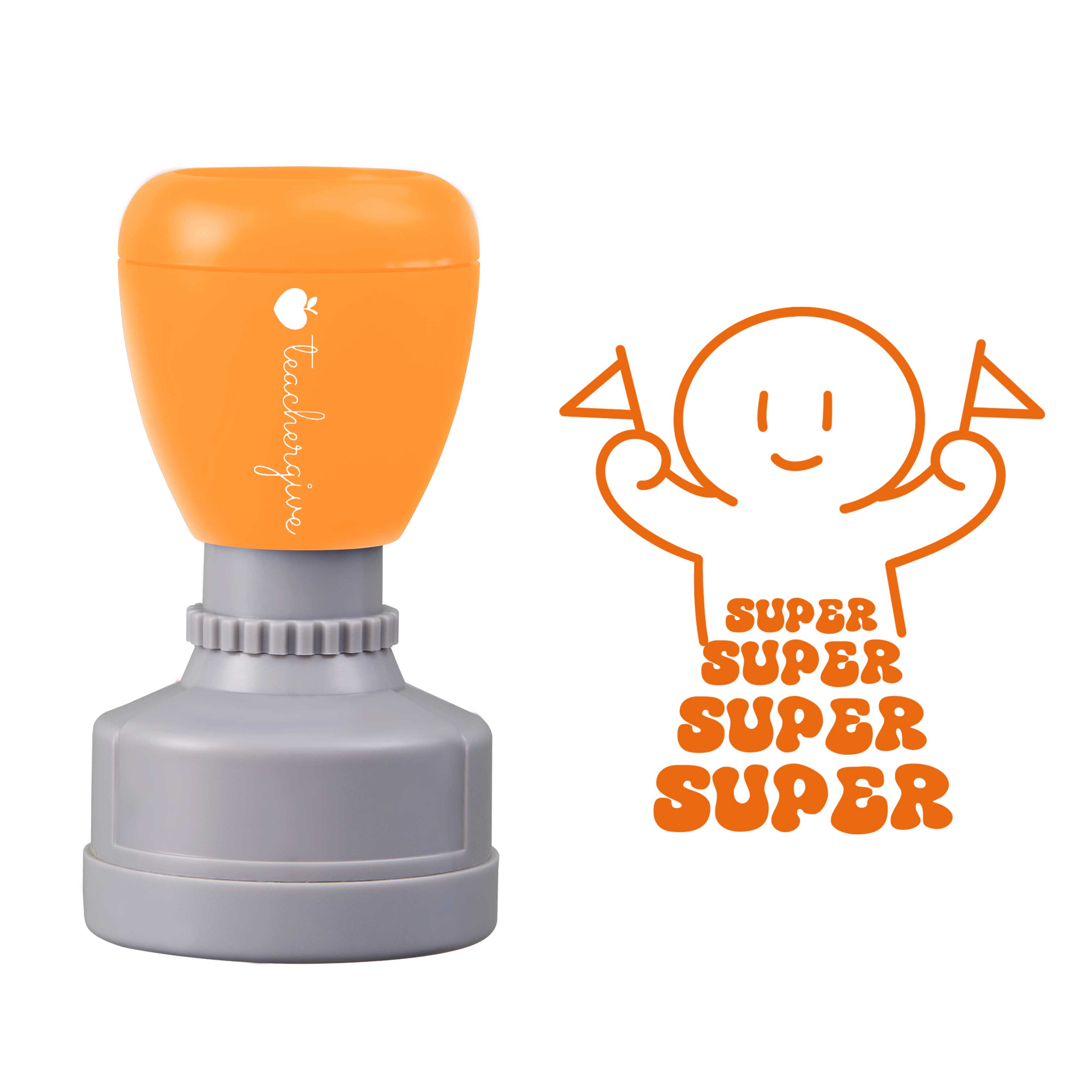 Super Super Super Lehrer Stempel