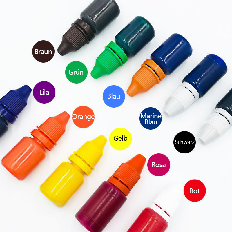 Lehrer Stempel Bunte Nachfüllbare Tinte