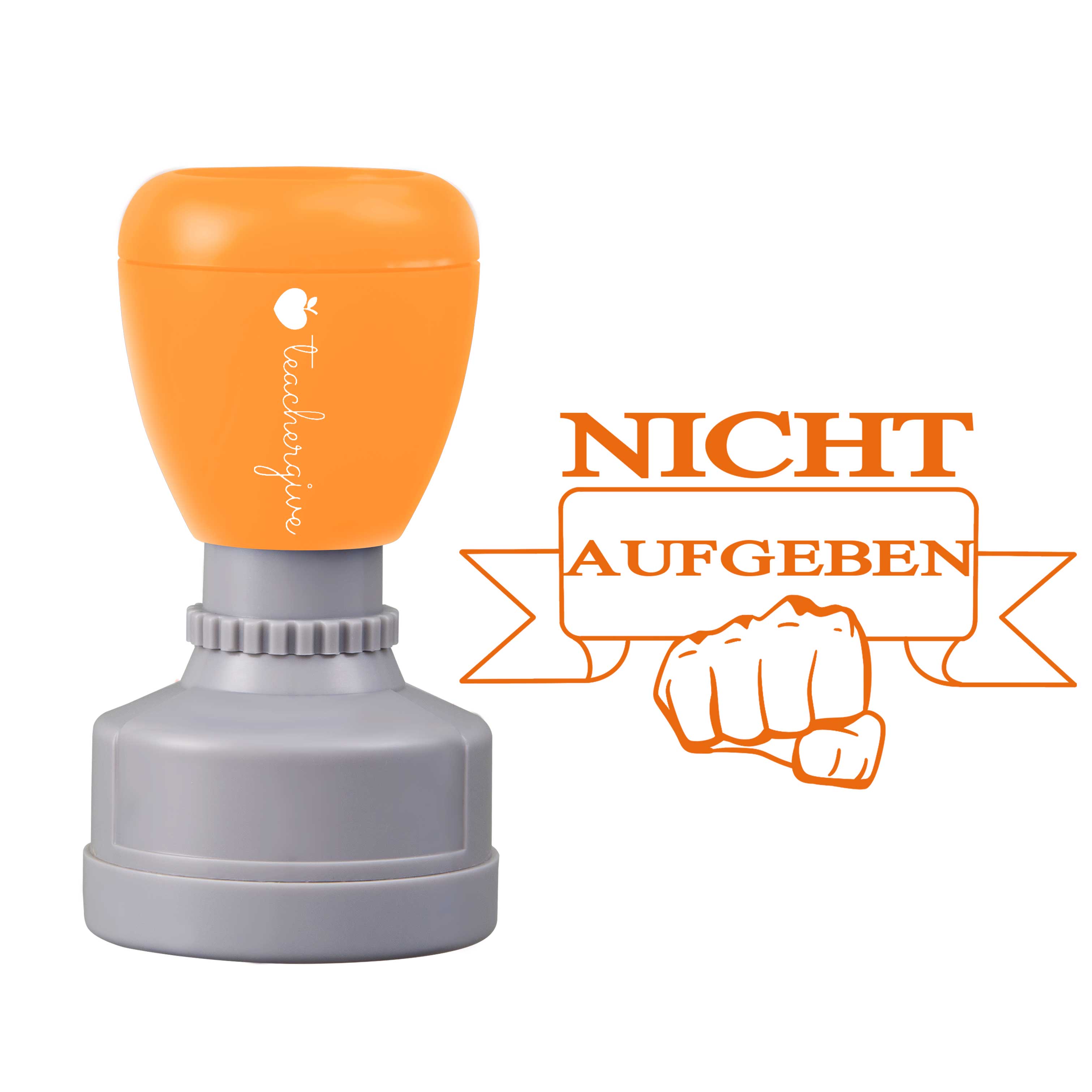 Nicht Aufgeben Lehrer Stempel